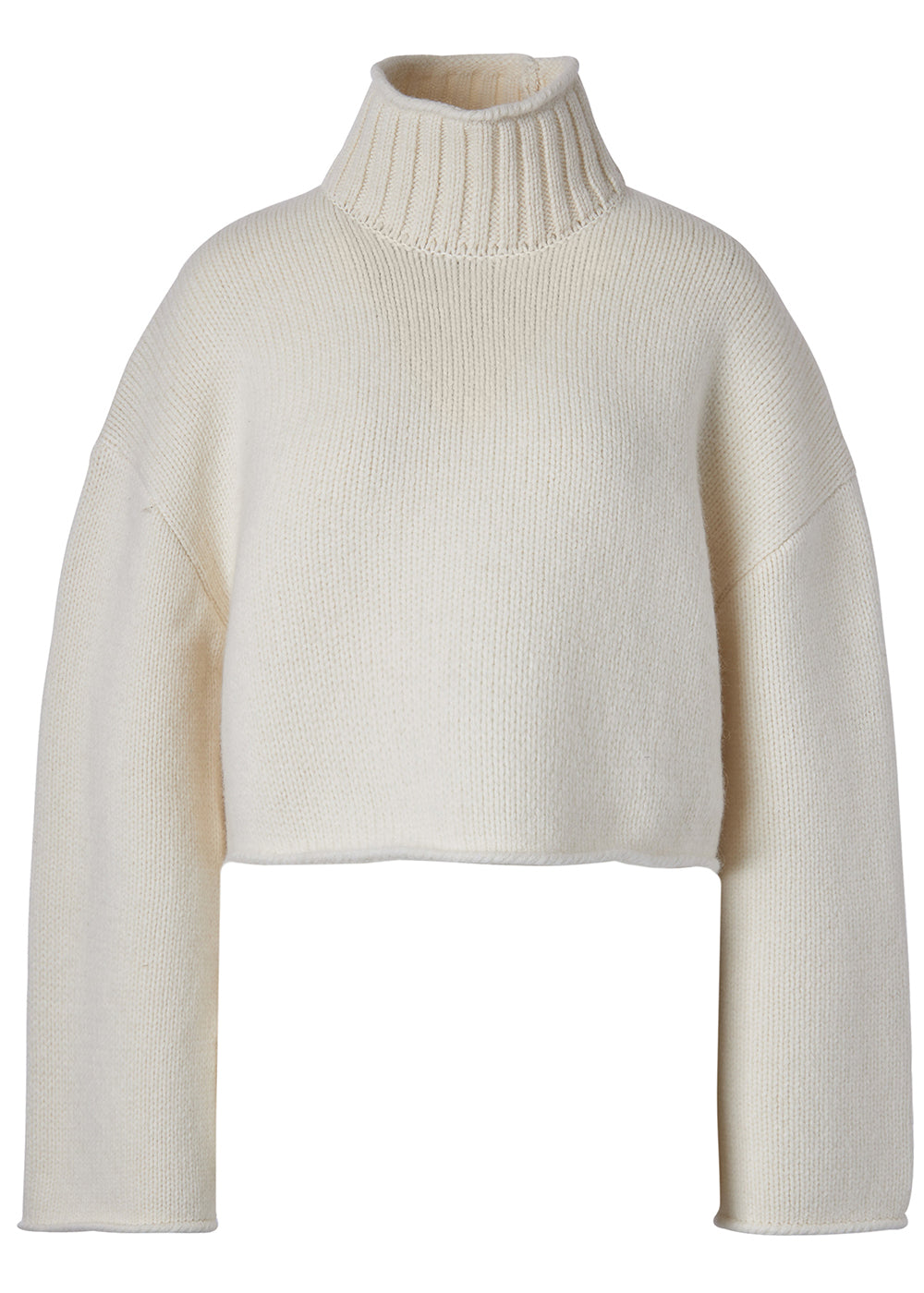 HIGH-NECK ALPACA SWEATER_IVORY