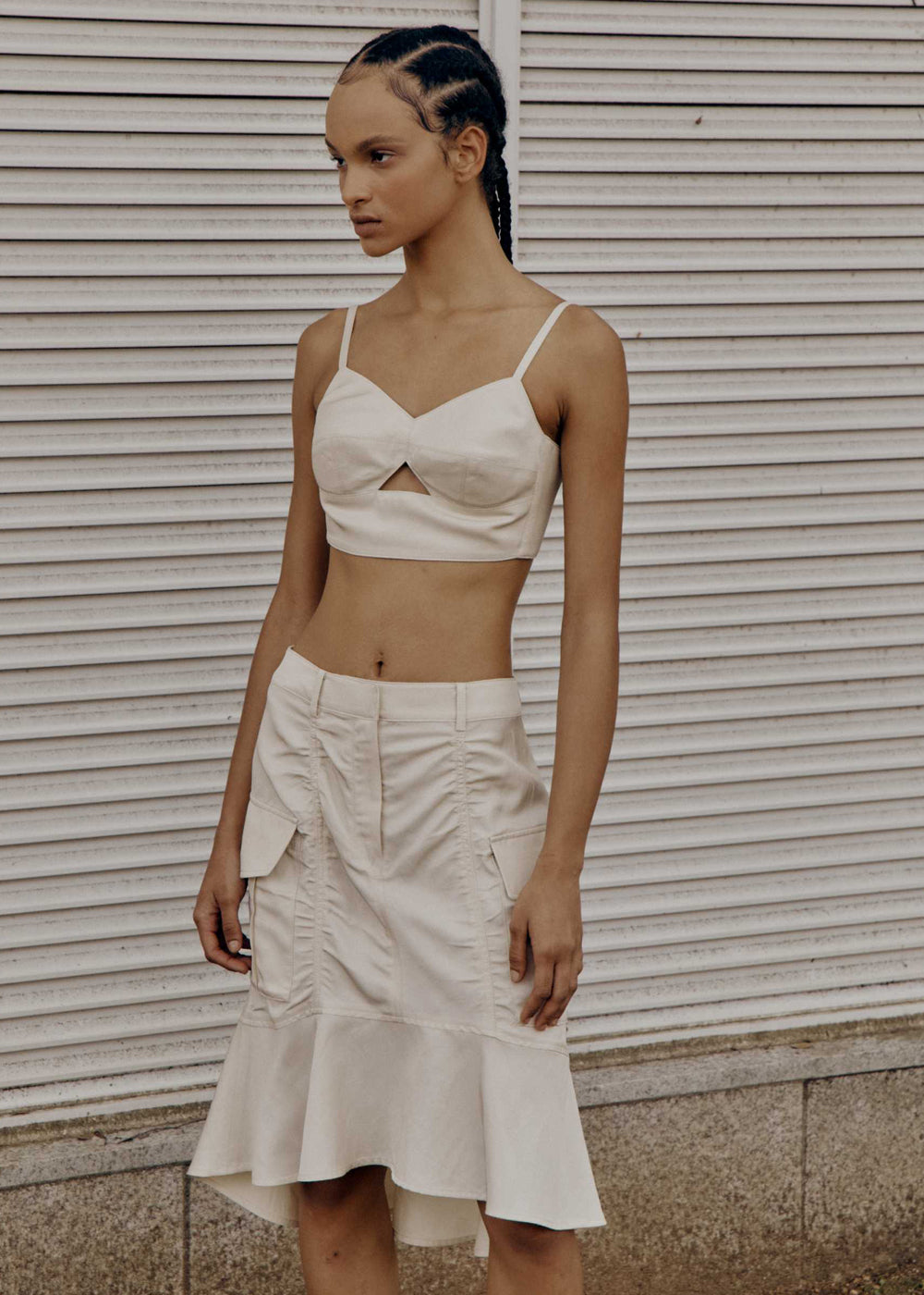 SATIN BENDING BRALET