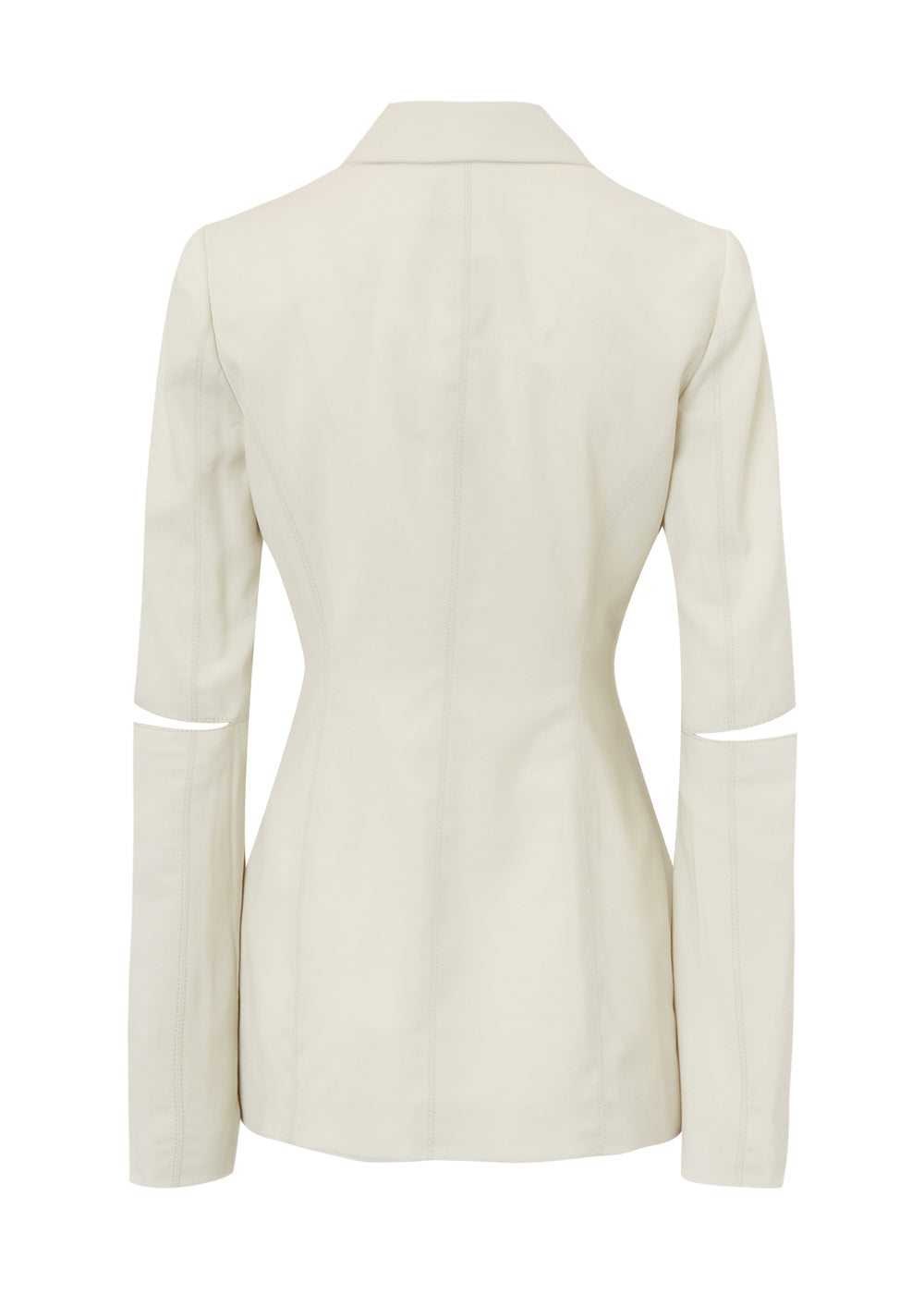 SLIT SLEEVE WOOL JACKET