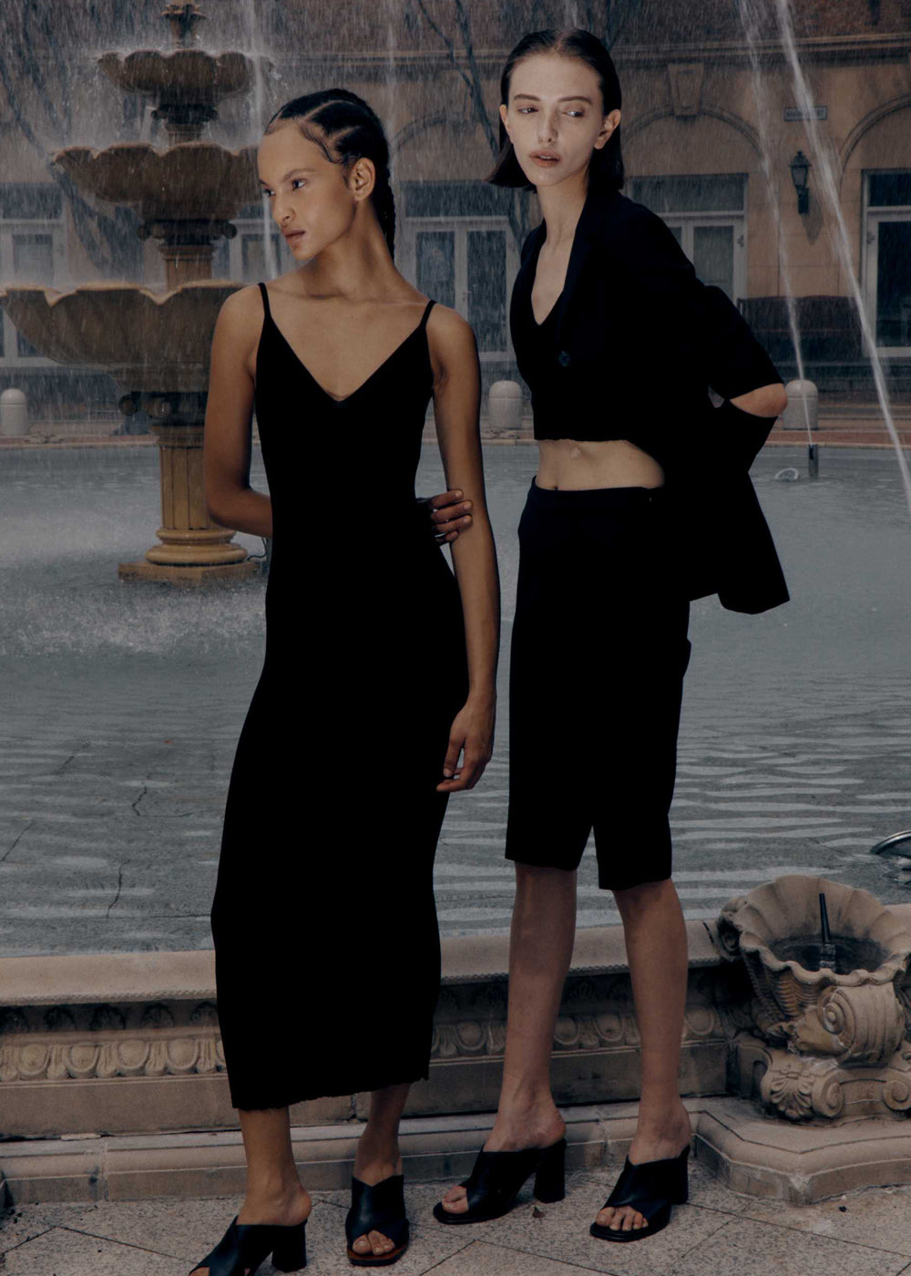 SLIT SLEEVE WOOL JACKET