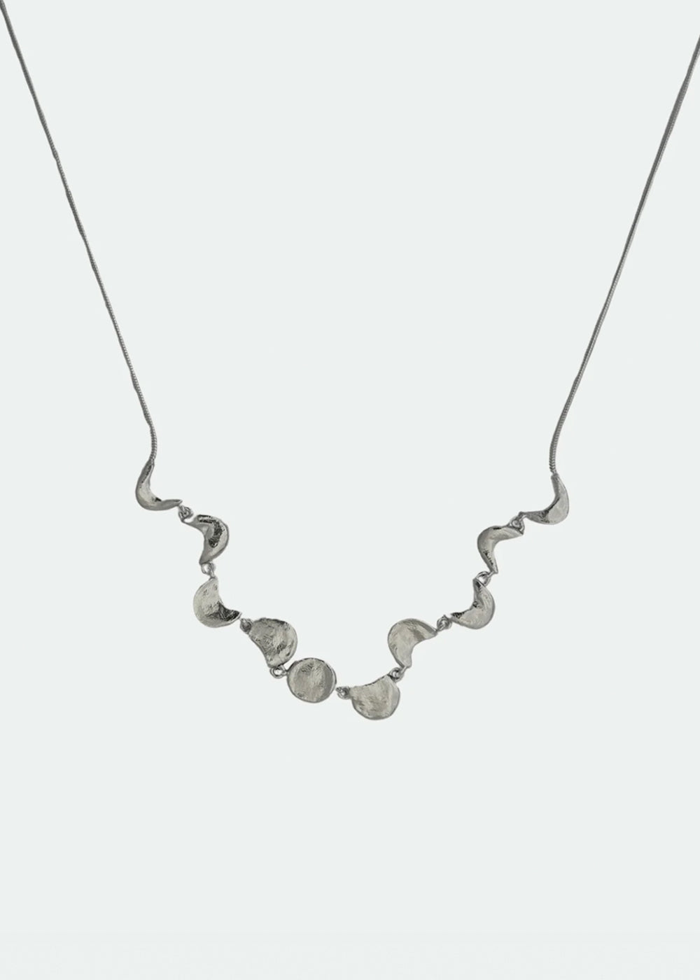 MOON PHASE NECKLACE_SILVER