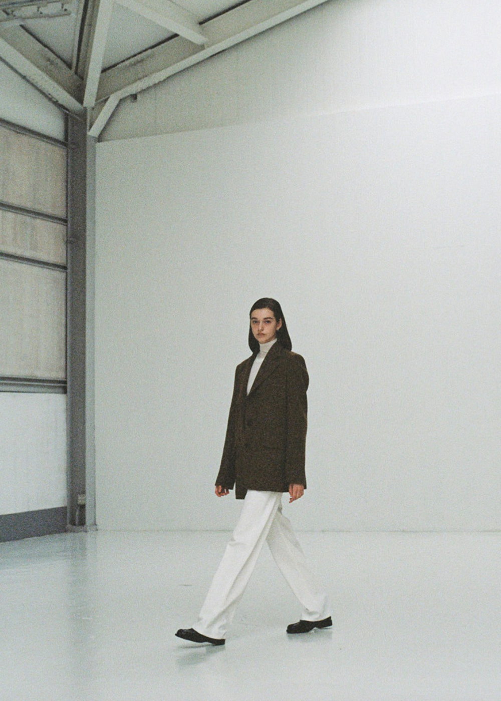 WOOL TURTLENECK DOUBLE TOP_IVORY