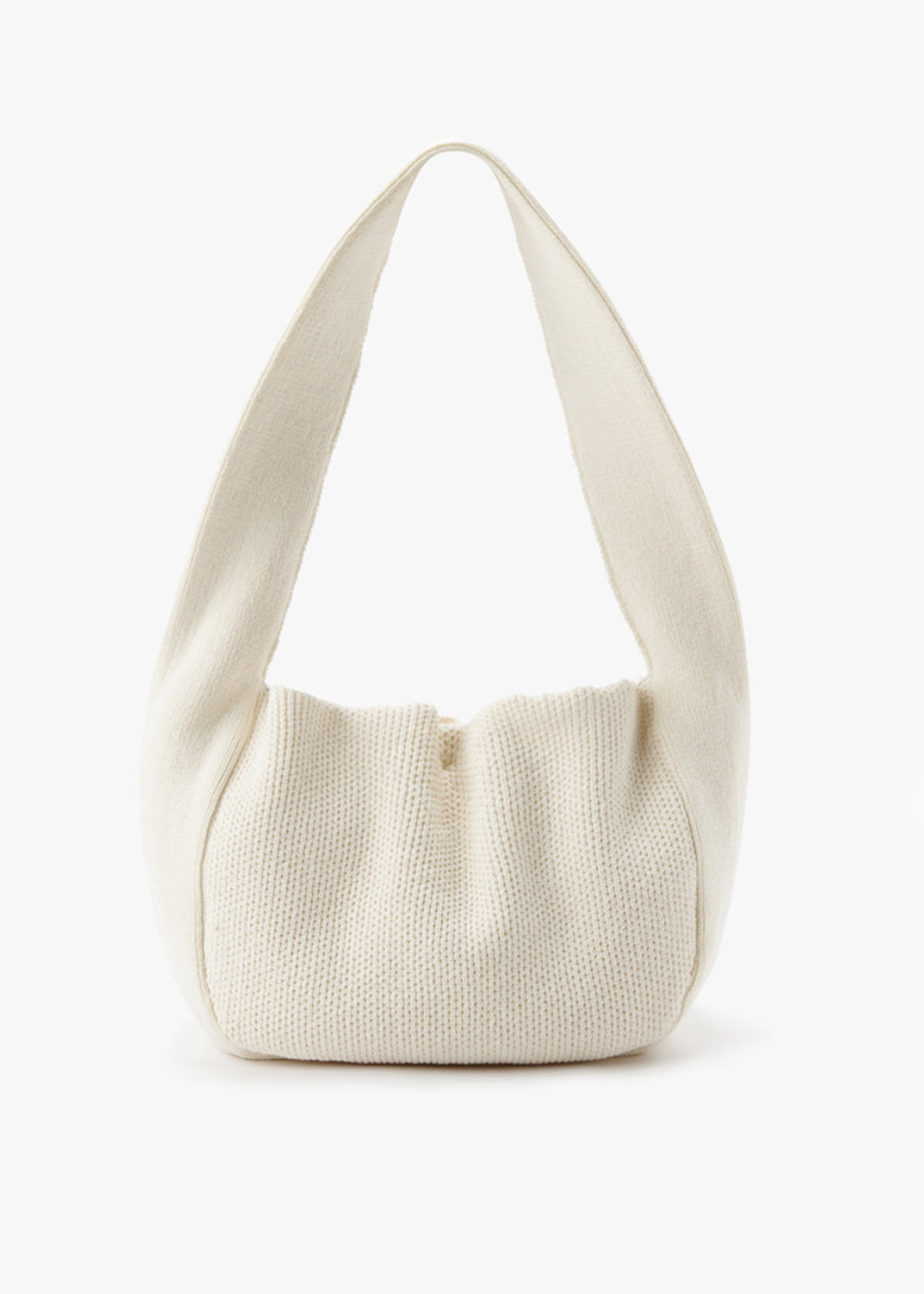 HANDMADE KNITTING BAG_CREAM