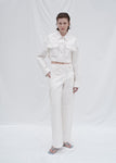 COTTON WIDE POCKET PANTS_IVORY