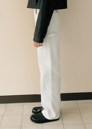 PIGMENT WASHED PANTS_IVORY
