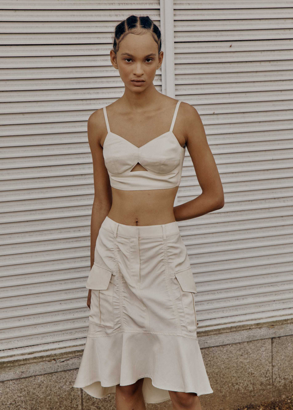 SATIN BENDING BRALET