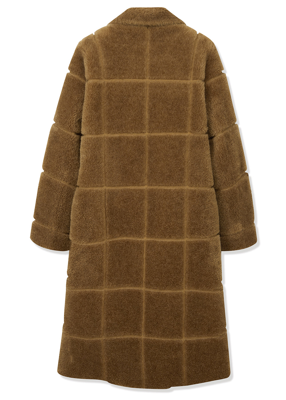 STITCHED DOUBLE SHEARLING COAT