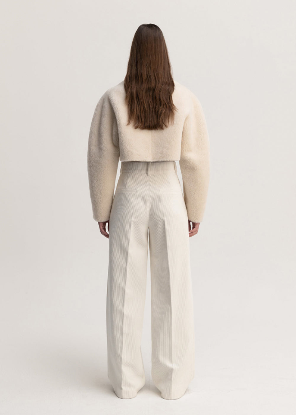 REVERSIBLE SHEARING CROPPED JACKET_CREAM