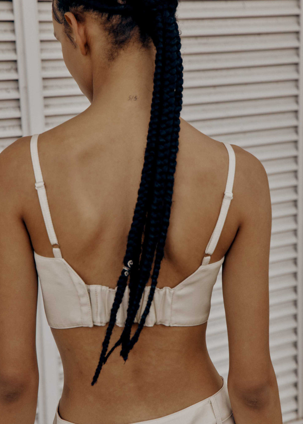 SATIN BENDING BRALET