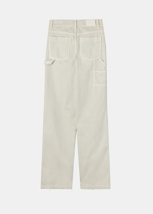 PIGMENT WASHED PANTS_IVORY
