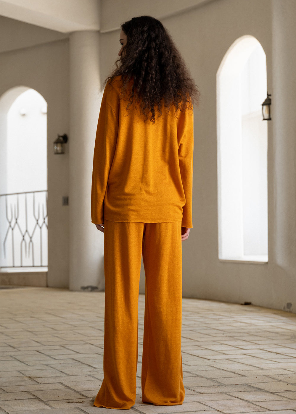 RELAXED-FIT PURE LINEN PANTS