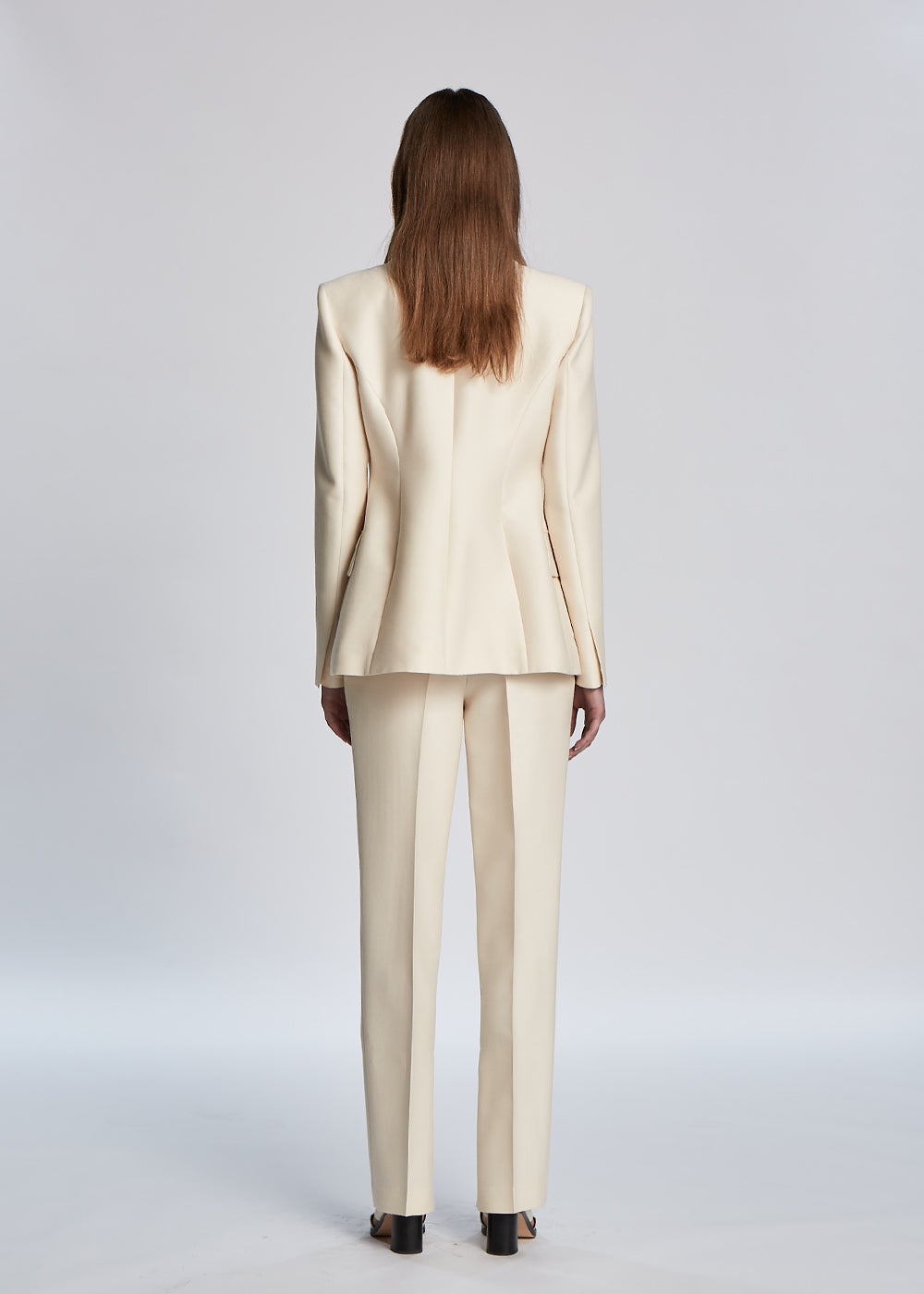 SLIT SILK PANTS_CREAM