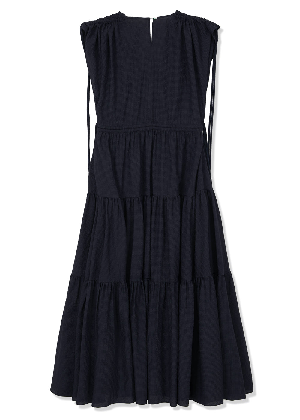 UNBALANCE STRING DRESS_DARK NAVY