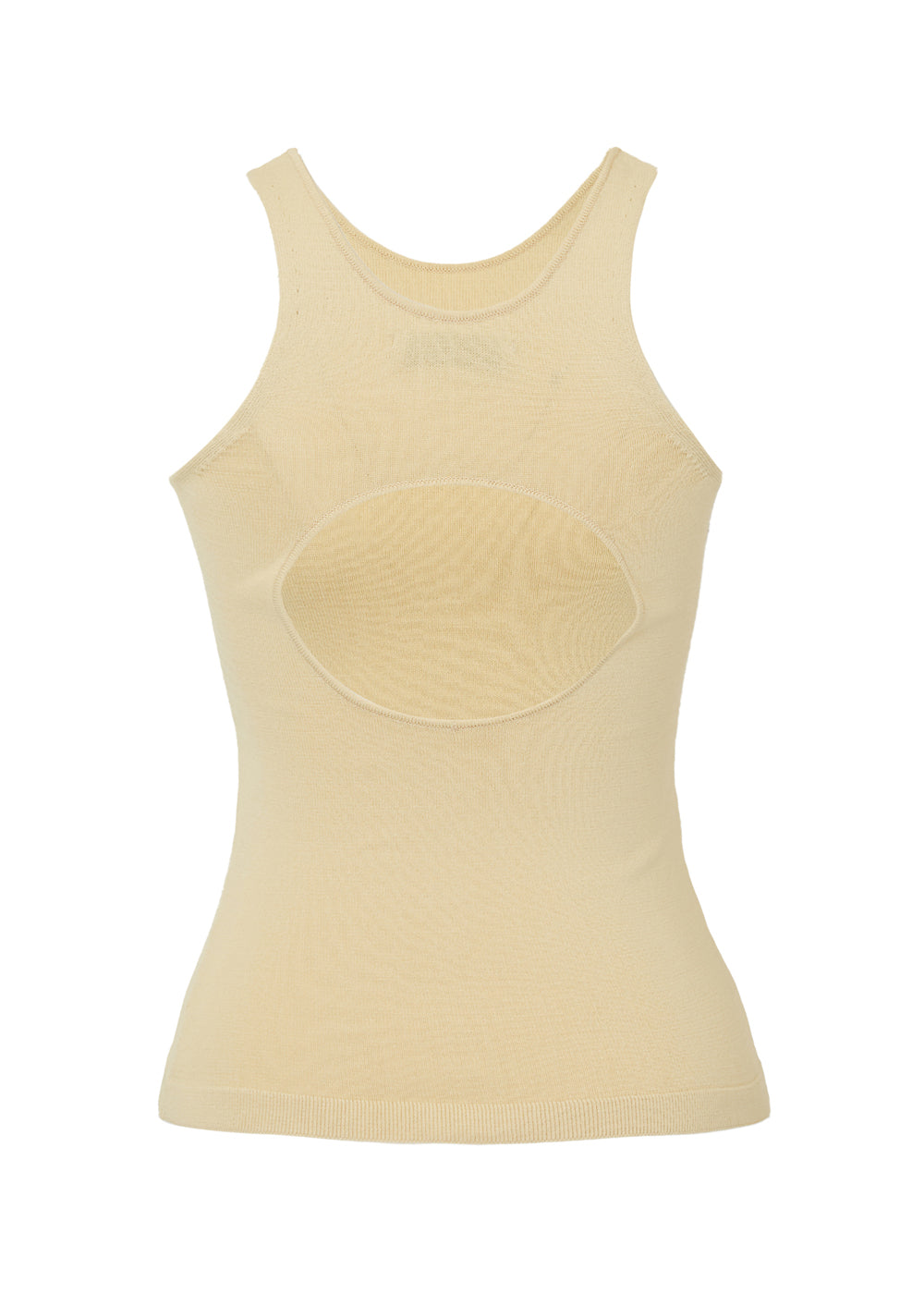 BACK POINT KNIT TOP