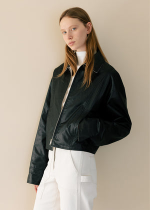 OUT POCKET REVERSIBLE JACKET_BLACK AND IVORY